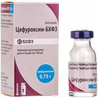 Цефуроксим-БХФЗ порошок д/ін. по 750 мг (флакон)