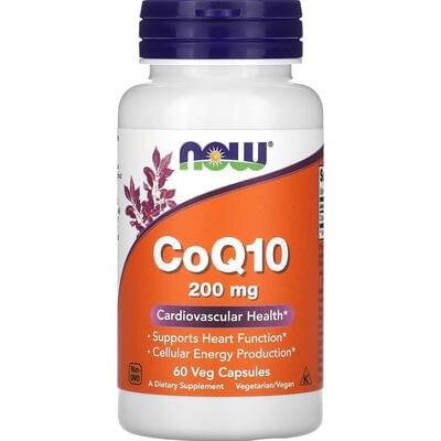 Now Коэнзим Q10 капсулы по 200 мг №60
