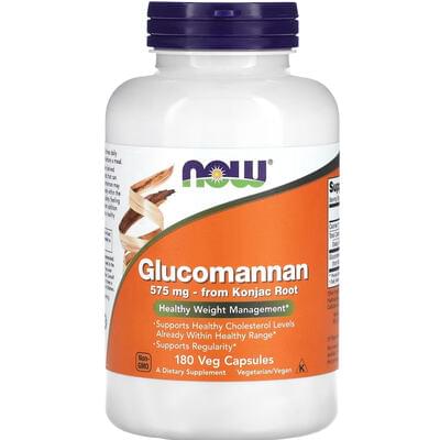 Now Глюкоманнан капсули по 575 мг №180