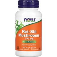 Грибы рейши NOW (Нау) Rei-Shi Mushrooms 270 мг капсулы флакон 100 шт