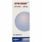 АТФ-Лонг Фаркос таблетки по 20 мг №40 (4 блистера х 10 таблеток)