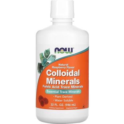 Коллоидные минералы NOW (Нау) Colloidal Minerals малина 946 мл