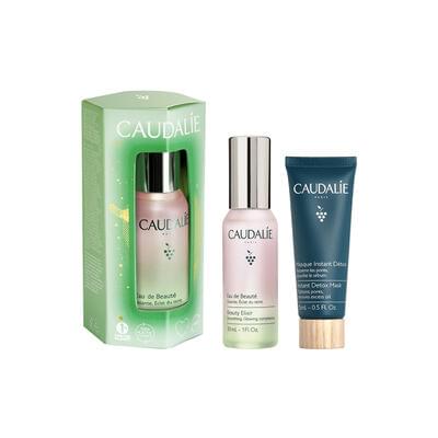 Набір CAUDALIE (Кадалі) Beauty Elixir Detox Xmas 2024 вода для обличчя 30 мл + Vinergetic C маска-детокс 15 мл