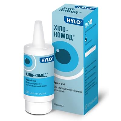 Хило-Комод капли глаз. 1 мг/мл по 10 мл (контейнер)