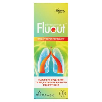 Флюаут Solution Pharm сироп первоцвіту по 200 мл (флакон)