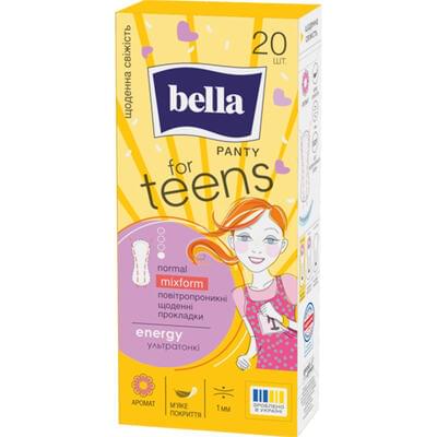 Прокладки щоденні Bella For Teens Energy Normal Mixform 20 шт.