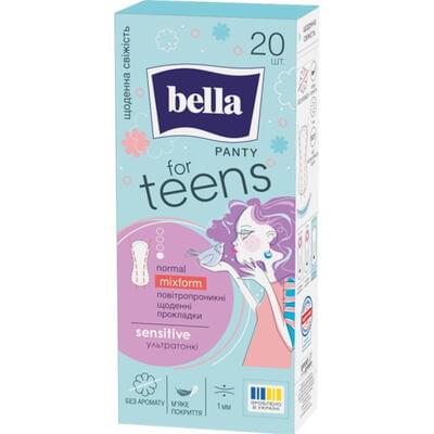 Прокладки щоденні Bella For Teens Sensitive Normal Mixform 20 шт.