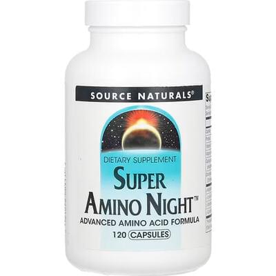 Source Naturals Super Amino Night Амінокислотний комплекс для сну №120