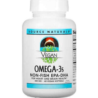 Source Naturals Omega-3S EPA-DHA Риб'ячий жир Омега-3 для веганів капсули по 300 мг №60