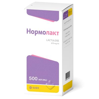 Нормолакт сироп 670 мг/мл по 500 мл (флакон)