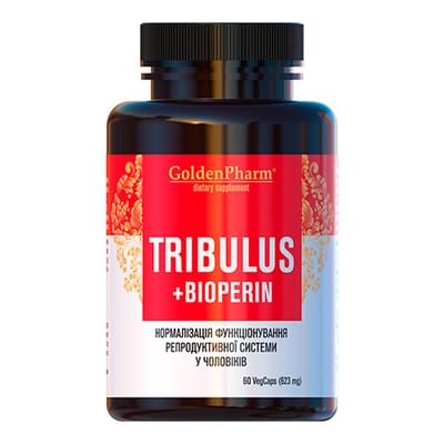 Трибулус Golden Pharm капсули №60 (флакон)
