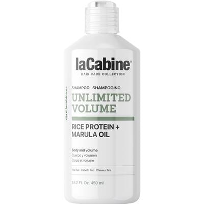 Шампунь La Cabine Unlimited volume для зміцнення та об'єму тонкого волосся з рисовим протеїном 450 мл