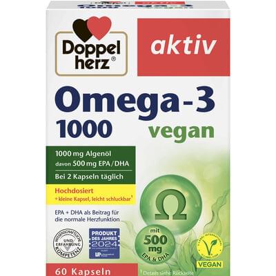 Доппельгерц актив Омега-3 1000 веганський капсули №60 (3 блістери х 20 капсул)