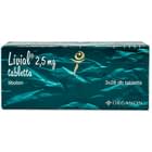 Купити Лівіал таблетки по 2,5 мг №84 (3 блістери х 28 таблеток) Лівіал таблетки по 2,5 мг №84 (3 блістери х 28 таблеток)