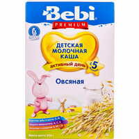 Каша молочная Kolinska Bebi Premium Овсяная с 5-ти месяцев 250 г