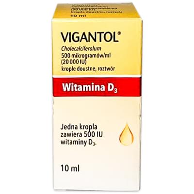 Вігантол краплі орал. 20000 МО/мл по 10 мл (флакон)