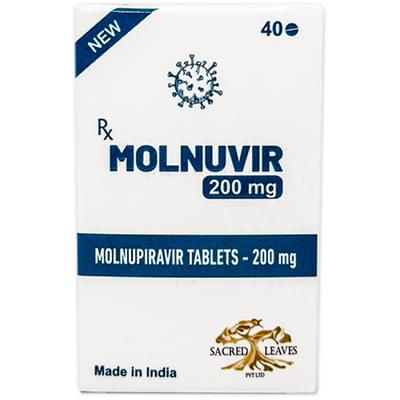 Молнувір таблетки по 200 мг №40 (банка)