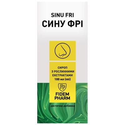 Сину Фрі Фідем Фарм сироп по 100 мл (флакон)