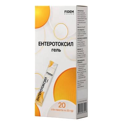 Энтеротоксил Фидем Фарм гель д/внут. прим. по 20 г №20 (стик-пакеты)