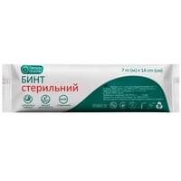 Купити Бинт марлевий Профі Фарм стерильний 7 м х 14 см Бинт марлевий Профі Фарм стерильний 7 м х 14 см