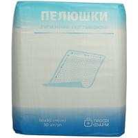 Пелюшки гігієнічні поглинаючі Профі Фарм 90 х 60 см 30 шт.