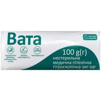 Купити Вата медична Профі Фарм нестерильна зиг-заг 100 г Вата медична Профі Фарм нестерильна зиг-заг 100 г