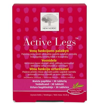 New Nordic Active Legs комплекс від варикозу таблетки №30 (банка)