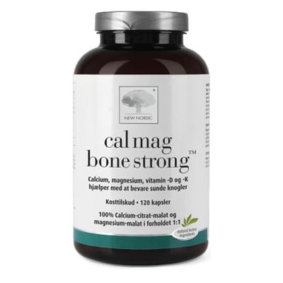 New Nordic Сal Mag Bone Strong комплекс для кісток, зубів і м'язів капсули №120 (банка)