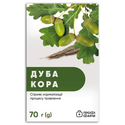 Фіточай Дуба кора Профі Фарм по 70 г (коробка з внутр. пакетом)
