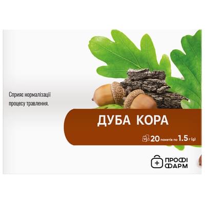 Фиточай Дуба кора Профи Фарм по 1,5г №20 (фильтр-пакеты)