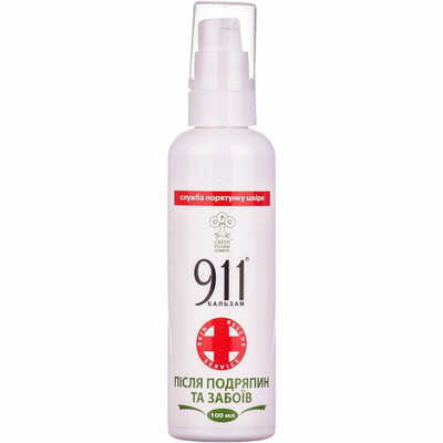 Бальзам 911 после царапин и ушибов 100 мл