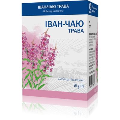 Фиточай Иван-чай по 50 г (коробка з внутр. пакетом)