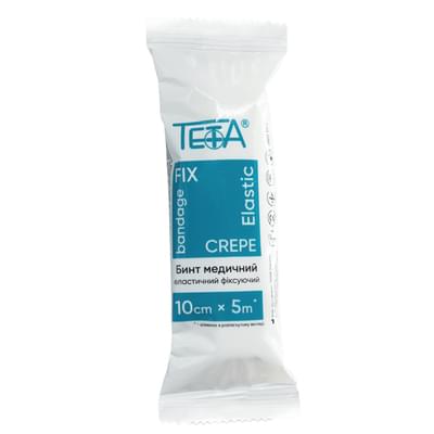 Бинт еластичний Teta фіксуючий 10 см х 5 м 26 г/м2