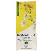 Ромашки квітки Лубнифарм по 1,5 г №25 (фільтр-пакети)
