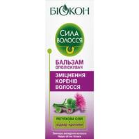 Бальзам-ополаскиватель для волос Биокон Сила волос Укрепление корней волос 205 мл