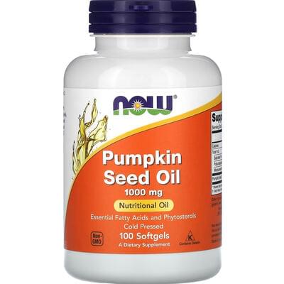 Now Pumpkin Seed Oil Тыквенное масло капсулы №100
