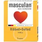 Презервативы Masculan Ribbed+Dotted 3 шт.