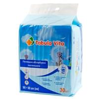 Купить Пеленки гигиенические впитывающие Tabula Vita 60 см x 90 см 30 шт. Пеленки гигиенические впитывающие Tabula Vita 60 см x 90 см 30 шт.