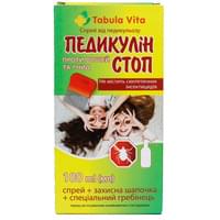 Педикулин стоп Tabula Vita спрей для волос против вшей и гнид по 100 мл (флакон)