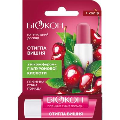 Помада гигиеническая Биокон Натуральный уход Спелая вишня 4,6 г