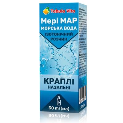 Мері МАР Tabula Vita краплі назал. ізотонічні по 30 мл (флакон)