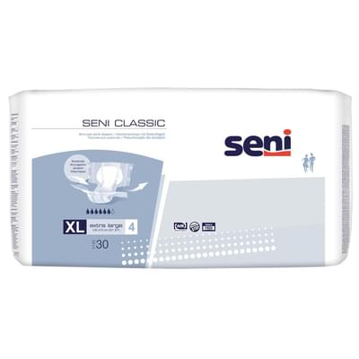 Подгузники для взрослых Seni Classic Extra Large размер XL/4 30 шт.