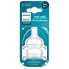 Соска силіконова Avent SCY764/02 Anti-Colic швидкий потік із 1-ти місяців 2 шт.