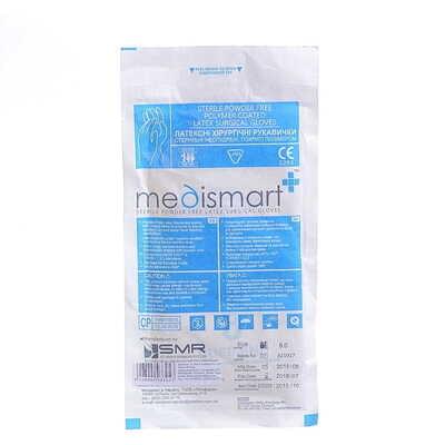 Перчатки хирургические Medismart латексные стерильные неприпудренные размер 8 пара