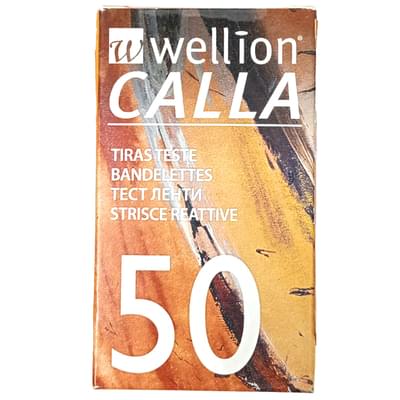 Тест-смужки для визначення глюкози у крові Wellion Calla 50 шт.