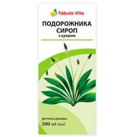Купити Подорожника сироп Tabula Vita по 200 мл (флакон) Подорожника сироп Tabula Vita по 200 мл (флакон)