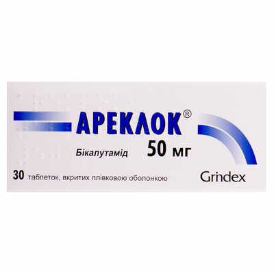 Ареклок таблетки по 50 мг №30 (3 блістери х 10 таблеток)