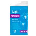 Пелюшки гігієнічні Teta Light абсорбуючі поглинаючі 60 см x 90 см 10 шт.