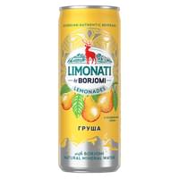 Вода минеральная Боржоми Limonati Груша банка 0,33 л