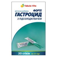 Гастроцид Форте Tabula Vita зі смаком м'яти суспензія орал. по 12 г №20 (стіки)